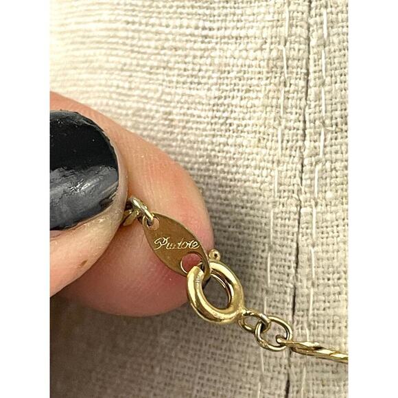 VTG Gold Tone Chain Necklace 19" MCM Elegant Unsigned - Picture 2 of 14